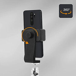 Acheter Trépied Bureau Smartphone Rotatif à 360° Pieds Extensibles LinQ Argent