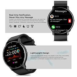 Acheter Universal Smartwatch Hommes Femmes Personnalisation Fonds d'écran Surveillance du rythme cardiaque Tracker de fitness Sport Imperméable Smartwatch IOS | Smartwatch (Noir)