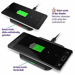 Acheter Chrono QI Chargeur rapide sans fil compatible avec Samsung Galaxy S21 Ultra 5G Chargeur sans fil universel à induction,(noir)