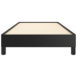 Acheter vidaXL Cadre de lit sans matelas noir 90x200 cm similicuir