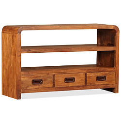 Maison Chic Meuble TV scandinave - Banc TV pour salon Bois d'acacia solide 90 x 30 x 55 cm -MN98692