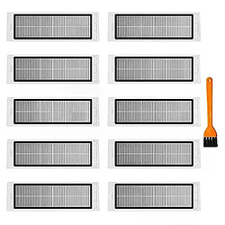 Kit d'accessoires pour aspirateur robot Xiaomi Roborock, 10 filtres Hepa, pour modèles S4, S5, S6, E4, E20, E25, E35, S50