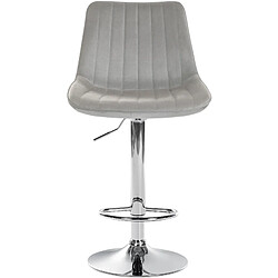 Avis Non Lot de 2 tabourets de bar Toni velours chrome