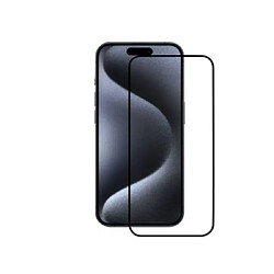 MW Protection d'écran pour iPhone 15 Design 3D Easy Glass Case Friendly Transparent