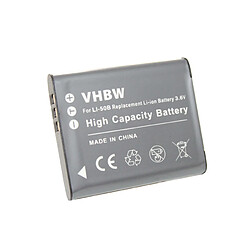 vhbw batterie compatible avec Olympus D-750, D-755, D-760, SP-815UZ, SZ-12, SZ-31MR iHS appareil photo DSLR (600mAh, 3.6V, Li-Ion)