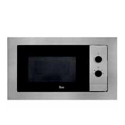 Totalcadeau Micro ondes intégrable 20 L 700W noir acier inoxydable - Plateau tournant micro ondes cuisine pas cher