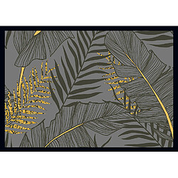 Pegane Tapis anti-poussière " Filicaria " en polyamide - Largeur 40 x Longueur 60 cm