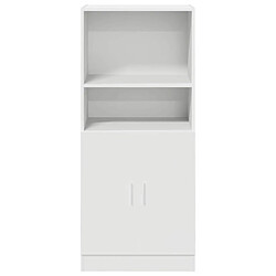 Avis vidaXL Armoire de cuisine blanc 57x41,5x131,5 cm bois d'ingénierie