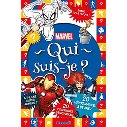 Marvel : Qui suis-je ? : 20 héros Marvel à deviner - 20 coloriages détachables