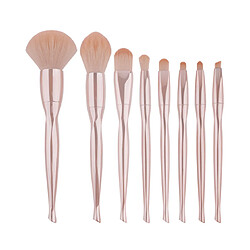 G62 8 pcs maquillage pinceau silhouette silhouette ombre brosse fibre fond de fibre brosse beauté outil de voyage maquillage brosse mélange pinceau