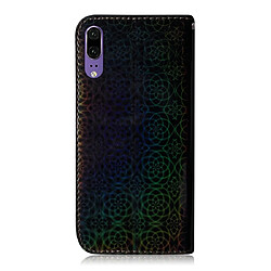 Avis Wewoo Housse Coque Pour Huawei P20 Couleur unie Boucle magnétique colorée Flip horizontal en cuir PU avec support et fentes cartes et portefeuille et lanière noir