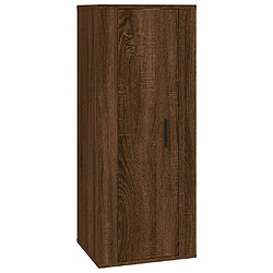 Maison Chic Ensemble de meubles TV 3 pcs pour salon - Chêne marron Bois d'ingénierie -MN13391 pas cher