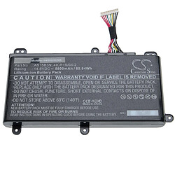 vhbw batterie remplace Acer 4ICR19/66-2, AS15B3N, KT.00803.004 pour laptop (5800mAh, 14.8V, Li-Ion, noir)