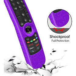 SANAG Housse Coque En Silicone Pour Telecommande Lg Mr22Ga Mr22Gn Mr23Ga Mr23Gn, Etui De Protection Pour Magic Remote Lg 2022 2023(Violet) pas cher