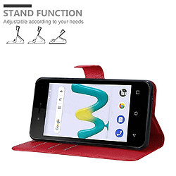 Cadorabo Coque WIKO SUNNY 3 MINI Etui en Rouge pas cher