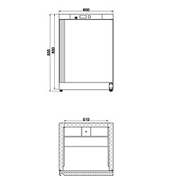 AFI COLLIN LUCY? Mini Armoire Réfrigérée Positive Porte Pleine - 130 Litres - AFI Collin Lucy