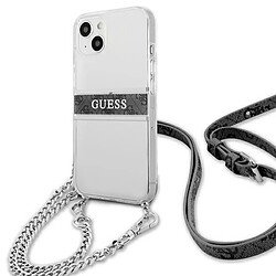 Guess Maroquinerie Guess 4G Gold Stripe Crossbody - Coque pour iPhone 13 mini