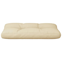 Acheter vidaXL Coussin de palette beige 80x40x12 cm tissu