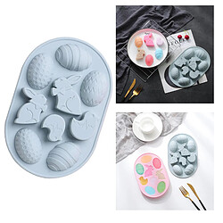 Acheter Silicone Chocolat Moule Bonbons Biscuit Gâteau Cuisson Moule Bricolage Gelée Moule Bleu