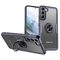 Coque en TPU anti-rayures avec béquille rotative bleu ciel pour votre Samsung Galaxy S22 Plus