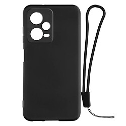 Avizar Coque Noire pour Xiaomi Redmi Note 12 Pro et Redmi Note 12 Pro Plus