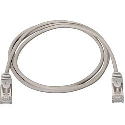 AISENS A134-0217 câble de réseau 1 m Cat5e F/UTP (FTP) Gris - Câbles de réseau (1 m, Cat5e, F/UTP (FTP), RJ-45, RJ-45, Gris)