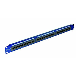 Emiter Panel 19`` 24xRJ45 UTP kat.5e 1U niebieski DCN/PPFA652K248C5E 