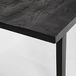 Avis Mes Table à manger 200x100x76 cm en manguier noir - BAILA