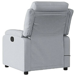 Acheter Maison Chic Fauteuil Relax pour salon, Fauteuil de massage inclinable Gris clair Tissu -GKD53037