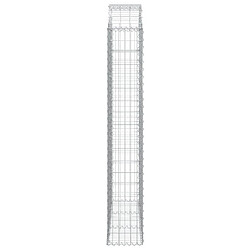 Avis vidaXL Panier de gabions arqué 150x30x180/200 cm Fer galvanisé