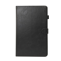 Wewoo Housse en cuir à rabat horizontal Crazy Horse Texture pour Galaxy Tab S4 10.5 T830 / T835, avec emplacements pour cartes, support et fonction sommeil / réveil (Noir)