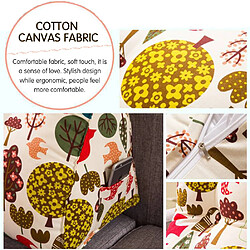 Avis VerCart 100% Coton Coussin De Lecture Incliné Oreiller Compensé avec Dossier 60cm