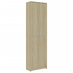 vidaXL Garde-robe de couloir Chêne sonoma 55x25x189 cm Bois ingénierie