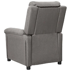 Acheter vidaXL Fauteuil électrique de massage Gris clair Tissu