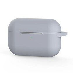 Coque en silicone avec boucle gris pour votre Apple AirPods Pro/AirPods 3