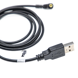 vhbw Câble USB de chargement compatible avec Panasonic HC-VX870, HC-VX878, HC-VX970M, HC-VX980, HC-VX985GK caméra, camcorder