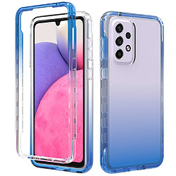 Coque en TPU antichoc, dégradé de couleur Gradient bleu pour votre Samsung Galaxy A33 5G