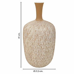 Acheter Vase Alexandra House Living Blanc Doré Polyrésine 21 x 41 x 21 cm