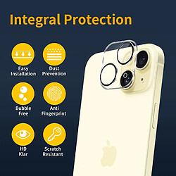 Avis Verres Protection Camera Arriere X2 Pour iPhone 15 Little Boutik®