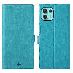 Vili Etui en PU + TPU avec support bleu pour Motorola Edge 20 Lite