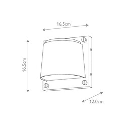 Elstead Lighting Applique murale extérieur Scout Composite résistant aux intempéries Blanc satiné