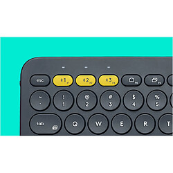 Logitech K380 Bluetooth QWERTY Italien Gris (K380 KEYBOARD DARK GREY - MULTI-DEVICEBLUETOOTH(ITALIAN) IT)