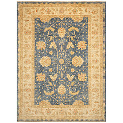 Vidal Tapis de laine 240x178 Bleu Kaizar