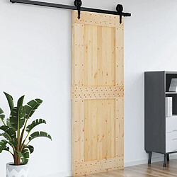 Avis vidaXL Porte NARVIK 90x210 cm bois massif de pin