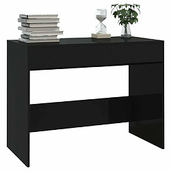 Acheter Maison Chic Bureau,Table de travail pour chambre Noir 101x50x76,5 cm Aggloméré -GKD99391