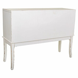 Meuble d'Entrée avec Tiroirs Alexandra House Living Blanc Bois d'épicéa Bois MDF 36 x 82 x 108 cm pas cher