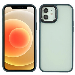 Coque en TPU + acrylique anti-rayures, hybride vert armé pour votre Apple iPhone 12/12 Pro 6.1 pouces