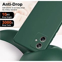 Acheter Htdmobiles Coque pour Motorola Moto G54 5G - housse etui silicone gel fine + film ecran - VERT