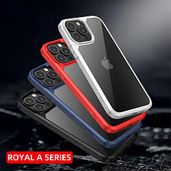 Ipaky Coque en TPU + acrylique hybride clair double couche noir pour votre Apple iPhone 13 Pro Max 6.7 pouces