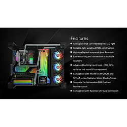 Raijintek ANTILA PURE R240A Reservoir watercooling